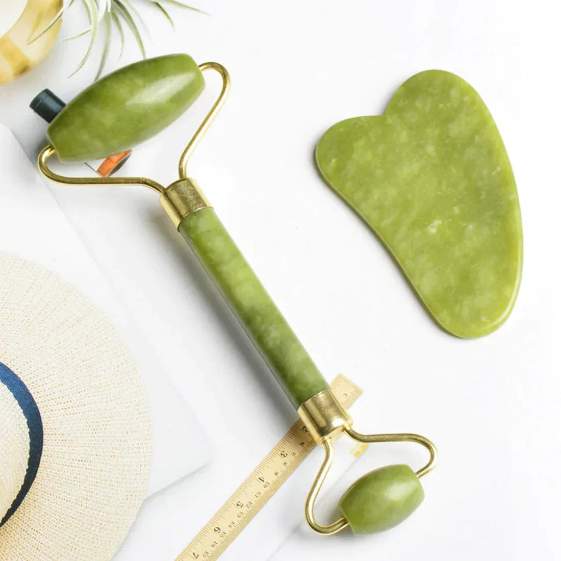 Jade Roller And Real Gua Sha Stone