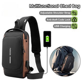 Anti-Theft Sling Bag With USB Charging Port